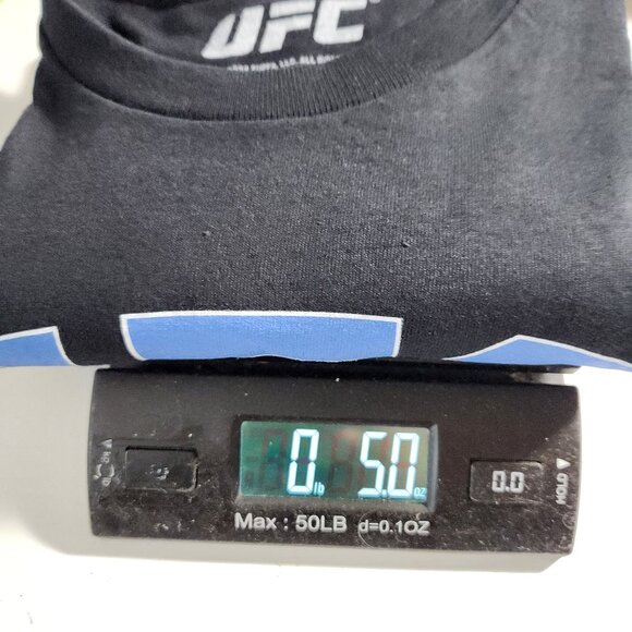 UFC Mens Graphic Tee Worldwide Fighters Design Black 100% Cotton Size S - Picture 7 of 7